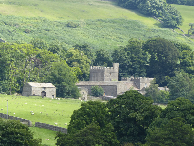 The fortified manor house of Nappa Hall near Askrigg in Wensleydale